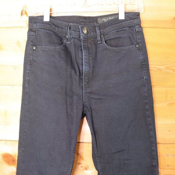 Rag & Bone | Black Skinny Jeans 27 - Picture 3 of 7